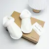 Nuevas cubiertas de zapato cálidas de invierno para zuecos, con un forro de felpa suave y engrosado, una capa interior de forro polar y una cubierta de algodón extraíble que se puede quitar y lavar