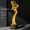 Troféu Dança de Cristal Gravação Personalizada Prêmio de Competição Infantil Resina Atacado Personalização