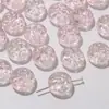 10 Cuentas de Gelatina de Verano Vidrio Transparente Patrón Doble Recto Cuentas Pulsera de Cuentas de Vidrio Cuentas Sueltas DIY Hecho a Mano