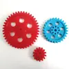 Juego Grande de Engranajes de Plástico Accesorios Robot Ensamblaje DIY Juguete Materiales Didácticos Modelo Demostración de Tecnología 8cm