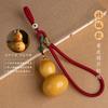Colgante de Calabaza Pequeña Natural Artesanal, Llavero para Coche para Hombre y Mujer, Llavero Creativo de la Suerte y Seguro, Decoración para Bolso