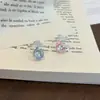 Pendientes de Zirconia de Lujo Ligero Estilo Coreano y Japonés para Mujer, Pendientes Redondos, Pequeños y Delicados, En Stock, Nuevo Modelo 2026, Muy Bonitos, Sensación de Alta Gama