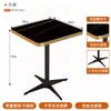 Mesa de bar de lujo ligero silla tapizada moderna minimalista limpia diseño de mesa y silla para bar pub negro y dorado mesa y silla de cafetería mesa y silla de comedor