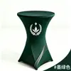 Funda Elástica para Mesa de Alta Calidad con Cuatro Patas Falda de Mesa para Mesa de Cóctel de Boda Hotel Cubierta para Mesa de Taburete Alto Redondo Transfronteriza Personalizada