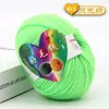 4 Ovillos de Hilo Acrílico para Bebé para Tejer a Mano, Hilo Mediano-Fino para Crochetar Zapatillas, Kit de Materiales de Hilo Acrílico para Crochet de Muñecas