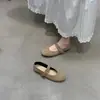 Mocasines versátiles de estilo francés que son cómodos de llevar, nuevos zapatos casuales de correa única estilo coreano para mujer, primavera y otoño 2026, zapatos de abuela
