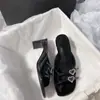 Sandalias Elegantes de Estilo Francés para Mujer, Abiertas, Cuadradas, con Pedrería, Slip-On, Zapatillas de Tacón Alto Fino, Nuevo Modelo Verano 2025