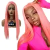 Comercio Exterior Transfronterizo Moda Europea y Americana Peluca Frontal de Encaje Tocado Peluca Recta Tocado de Cabello Rizado de Ondas Grandes