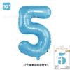 Comercio Exterior Nuevo Modelo 32 pulgadas Versión Americana Mediano Digital Globo de Película de Aluminio Tapa Dura 80cm Oro Rosa Decoración de Fiesta de Cumpleaños