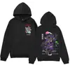 Moletom com Capuz Estampado de Marca Moderna com Design Japonês Simples Simples e Versátil