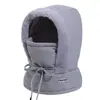 Gorro Integral a Prueba de Frío para Adultos de Invierno Sombrero Cálido Lei Feng para Mujer de Otoño e Invierno Gorro a Prueba de Viento con Protección para los Oídos para Ciclismo de Hombre