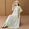 Camisola de Algodão e Seda de Verão de Alta Qualidade para Mulheres 2026, Vestido de Viscose Moderno Plus Size Que Pode Ser Usado Fora, Roupa de Dormir, Roupa de Casa, Tendência