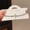 Pulsera con Cierre de Pinza de Zircón Cruzado Electrochapada en Oro Real de 18K, Lujo Ligero con Diseño Exquisito, Accesorio de Mano de Moda de Nicho