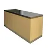 Mesa de corte de frutas para frutería consola isla de mármol individual doble mostrador caja registradora acero inoxidable soporte de mesa de corte y lavado de frutas