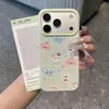 Adecuado para funda de teléfono iPhone 17 Pro, colección colorida de corazones, estrellas y animales pequeños, funda protectora Apple 18 estilo dulce