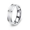 Anillos de Acero Inoxidable Minimalistas Blanco y Negro con Goteo de Aceite Electroplateados de 6 mm para Pareja, Venta al por Mayor Popular de Fábrica en Temu