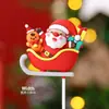 Decoração de Bolo de Natal para Celebridade da Internet 2025 Sino Papai Noel Boneco de Neve Decoração de Sobremesa de Confeitaria Plug-in