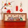 Adornos de Escritorio de las Cinco Bendiciones: Prosperidad, Longevidad, Felicidad, Riqueza y Propiciosidad para una Entrada Festiva, Zapatero, Sala de Estar, Mueble de TV y Exhibición de Mesa
