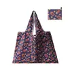 Bolsa de Compras Plegable, Nueva de Gran Capacidad, Bolsa Plegable Ecológica en Stock, Bolsa de Tote de Almacenamiento Plegable Portátil Impresa Creativa