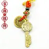 Mais Vendido na LojaPingente de Chaveiro Sorte e Fortuna com Pixiu e Gato da Fortuna