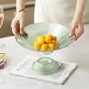 Fábrica Fuente Nuevo Lujo Ligero Alto Valor Frutero Mesa de Centro Sala de Estar Plato de Frutas de Plástico Plato de Snacks Escurridor Hogar