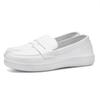 Zapatos de enfermera de fondo plano para mujer verano casual cómodos de suela suave zapatos blancos antideslizantes transpirables zapatos especiales de trabajo médico al por mayor
