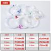 Linha de pesca transparente não elástica linha de nylon transparente linha de seda de poliéster linha feita à mão linha de pesca de cristal material para joalheria atacado pontual