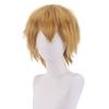 Principais fabricantes de chapéus de cabelo curto europeus e americanos em estoque, peruca de animação cosplay Shengda, cor universal Harajuku anti-deformada