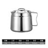 Pote de Filtro de Óleo de Aço Inoxidável 304 Pote Separador de Resíduos de Óleo Mini Fritadeira Tanque de Armazenamento de Óleo Panela de Fritura Doméstica Azul com Filtro