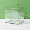 Caja de Almacenamiento para Refrigerador Cuadrada Acrílico Transparente Frutas y Verduras Dividida Conservación Fresca Almacenamiento de Huevos Organización