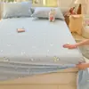 Sábana 100% algodón puro, pieza única, estilo caricatura fresco y lindo, para niños, cama individual o matrimonial, juego de tres piezas para dormitorio de estudiante