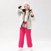 Traje de esquí para niños de invierno para exteriores, traje grueso impermeable, chaqueta de invierno cálida para niños y niñas