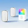 Timbre Inalámbrico Vibratorio con Luz Intermitente, Timbre Inteligente Modificado Amigable para Ancianos, Timbre Inalámbrico Impermeable para Emergencias