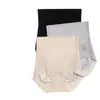 Calcinhas sem costura de cintura alta com controle de barriga para mulheres, forro antibacteriano, afina a barriga, comprime a cintura, levanta o bumbum, modelagem pós-parto, lingerie plus size