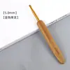 Venda Direta da Fábrica Bambu Carbonizado Artesanal DIY Ferramentas de Crochê Bolsas para Bonecas Chapéus Ferramentas de Crochê Crochê para Iniciantes