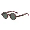Gafas de Sol Polarizadas Estilo Old Money Europeo y Americano Personalizadas Transfronterizas para Hombres y Mujeres 8672 Moda Callejera Estilo Retro Montura Redonda Gafas de Sol Protección Solar