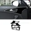 Adequado para 12-18 Audi A6L Preto Piano Painel de Engrenagem do Vidro Levantador Adesivo Decorativo Acessórios de Modificação Interna
