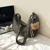 Bolso Grande de Capacidad Mate Vintage para Mujer 2026 Otoño Nuevo Bolso de Hombro de Gamuza para Viajes Cotidianos Cruzado Bolso Dumpling