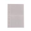 A7 regular 6 agujeros arena fina una cara un compartimento libro de tarjetas de hojas sueltas página interior 2 compartimentos 1 compartimento doble cara bolsa de almacenamiento PP