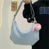 Bolso de Hombro Japonés de Alto Valor Estético, Gran Capacidad, para Mujer, Bolso Casual Tipo Dumpling para Estudiantes Universitarios, Adecuado para Clase y Viajes, Bolso Cruzado