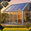 Casa de Vidro Transparente com Energia Solar para Jardim, Pátio e Solário Personalizada
