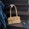 Bolso de Axila de Moda y Gama Alta para Mujer 2025 Otoño Nuevo Nicho Simple de Viaje Gran Capacidad Bolso Bandolera