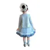 Roupa Infantil Conjunto para Meninas Suéter Tricô Colete Cartoon com Vestido de Renda Vestido Princesa 26 Outono Inverno Novo