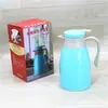 Juego de Tetera de Vidrio Milan Primavera de Cinco Piezas con Aislamiento al Vacío para Agua Caliente, Tetera Térmica, Botella Termo Aislada para Uso Doméstico