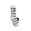 Calcetines de Mickey bordados para mujer, calcetines de dibujos animados de moda, 24 años, otoño, nuevos, calcetines altos a rayas de colores combinados, animación