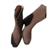 Sapatilhas Estilo Britânico para Deserto Botas Francesas de Solado Macio 2024 Estilo Leve Retro Bico Redondo Salto Grosso Popular Coreano Novo Estilo