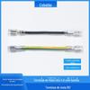 Atacado de fábrica 0,82 quadrado 4,8 plugue reto mola com terminal de bainha Linha de Cinta 2 quadrado 187 plugue terminal de mola linha