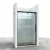 Box de Banheiro Linear Personalizado Atacado Versão Otimizada com Tela de Porta de Chuveiro Deslizante de Aço Inoxidável com Quatro Rodízios Pequenos Ultra Silenciosa