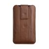 Adequado para Apple 13 Samsung S21 flip plug reto bolsa pendurada universal ajustável pochete vertical resistente ao desgaste capa de couro para celular