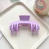 Presilha de cabelo tipo boné de beisebol transfronteiriça da Amazon para mulheres, presilha de cabelo elegante de silicone macio não danificante, presilha tubarão para a parte de trás da cabeça, acessório de cabelo